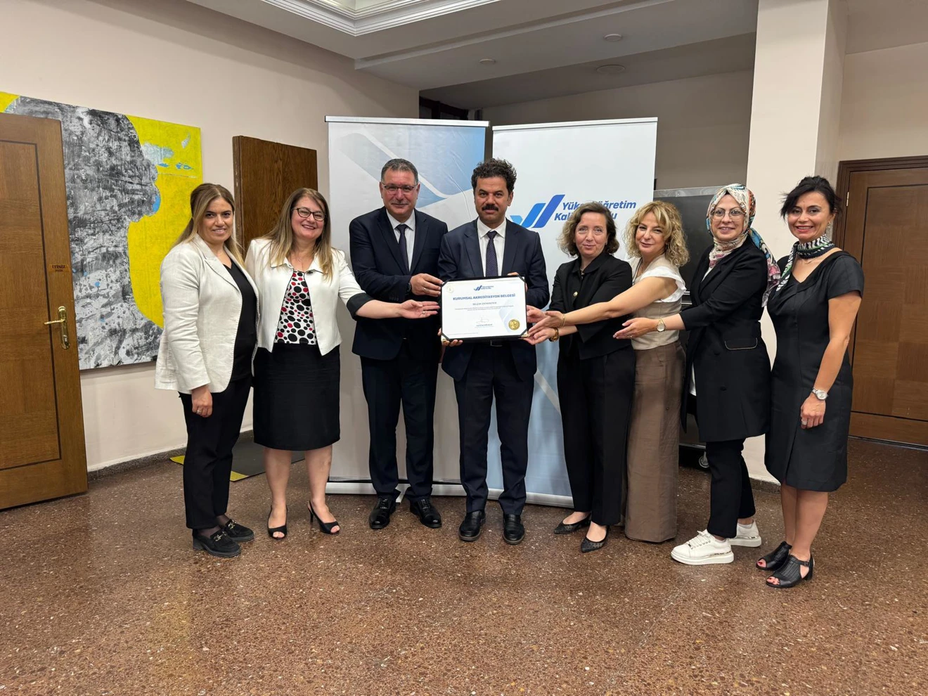 Selçuk Üniversitesi, Akreditasyon Belgesi Teslim Töreni'ne katıldı! 